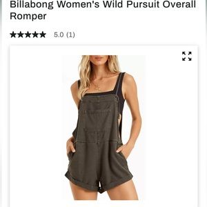 Billabong Wild Pursuit Overall Romper